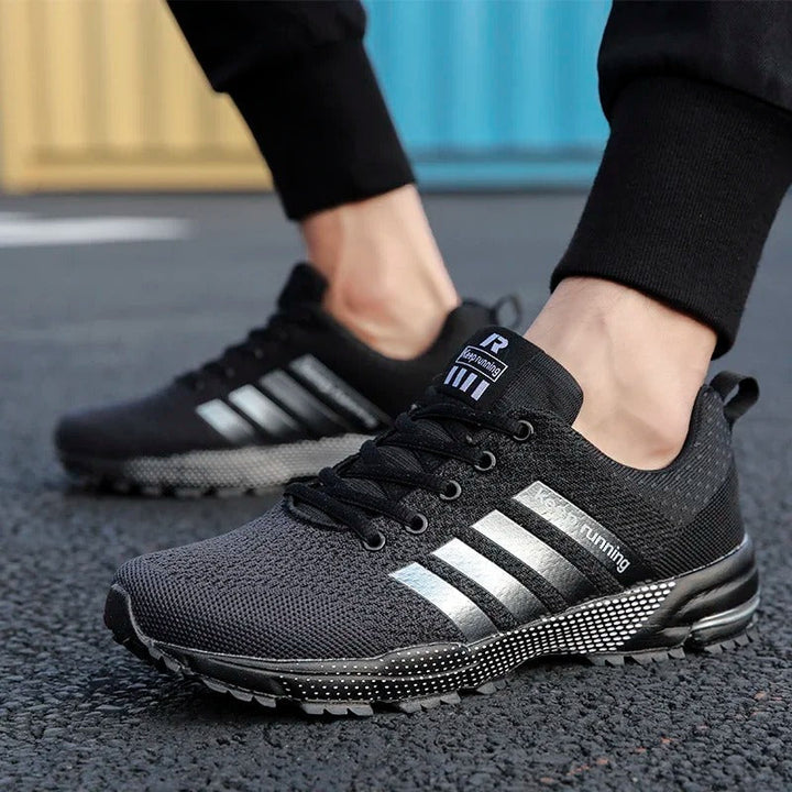 "Laufschuhe aus atmungsaktivem Material, leicht, mit stilvollem Design in Blau und optimaler Dämpfung für Komfort beim Laufen