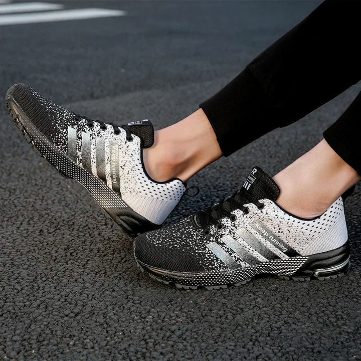"Laufschuhe aus atmungsaktivem Material, leicht, mit stilvollem Design in Blau und optimaler Dämpfung für Komfort beim Laufen