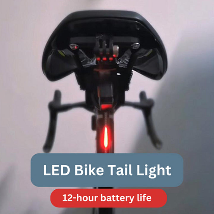 LED Fahrrad Rücklicht: Kompakt, 40 Lumen, einfach zu montieren. Intensiv leuchtend in Blau, Gelb, Grün, Rosa, Rot.