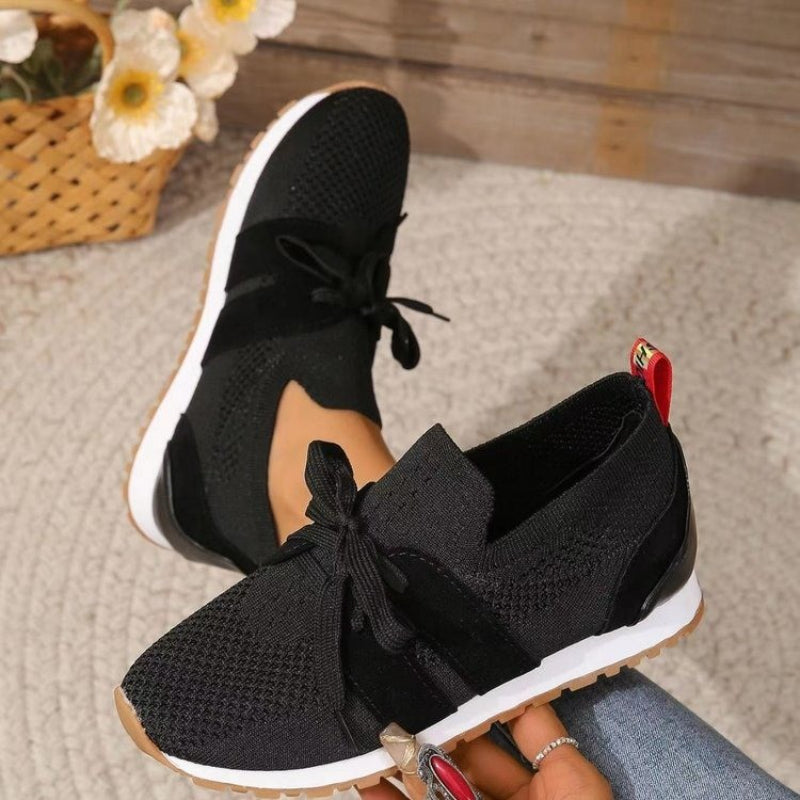 "Leichte Mesh-Sneaker Damen, orthopädisch, atmungsaktiv, grau, ideal für Komfort und Stil im Alltag"
