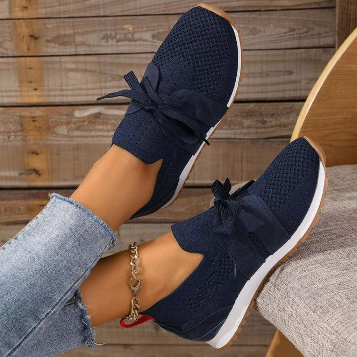 "Leichte Mesh-Sneaker Damen, orthopädisch, atmungsaktiv, grau, ideal für Komfort und Stil im Alltag"