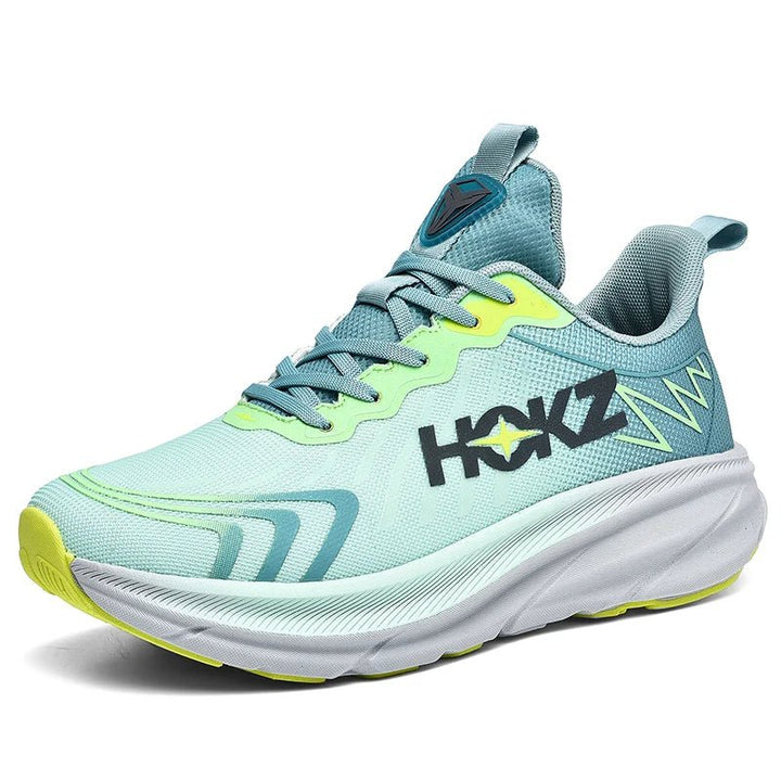 Leichte unisex Laufschuhe mit atmungsaktivem Material und trendigem Design für optimalen Komfort und Unterstützung.