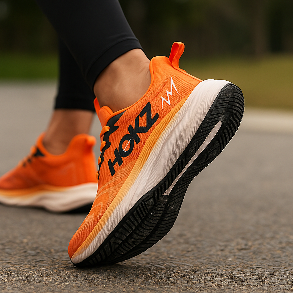 Leichte unisex Laufschuhe mit atmungsaktivem Material und trendigem Design für optimalen Komfort und Unterstützung.