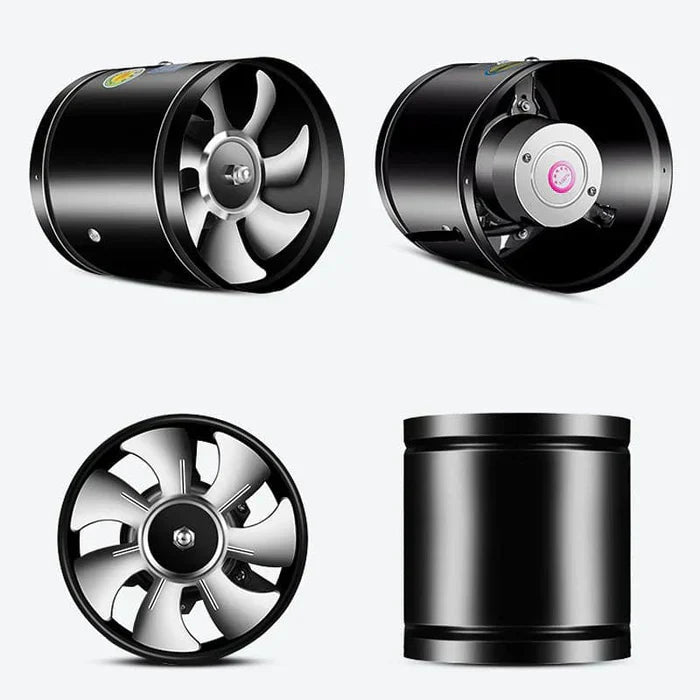 Leiser und leistungsstarker Abluftventilator für frische Luft, mit stabilen Flügeln und korrosionsbeständigem Gehäuse.