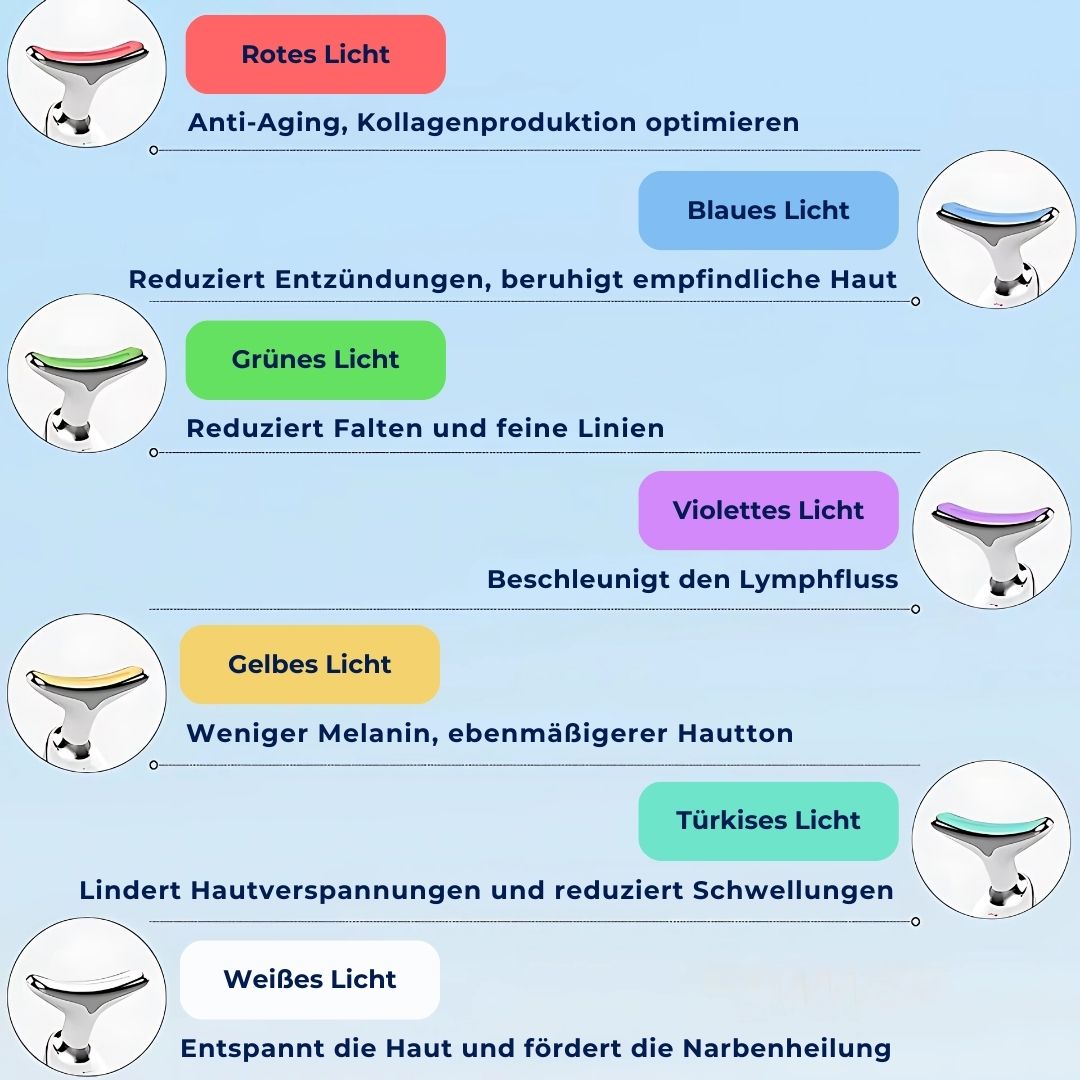 "LumiLift EMS Gesichtsformer – Kompakt, elegantes Schwarz/Weiß, EMS Mikrostrom, Hautstraffung, Anti-Aging Gerät"