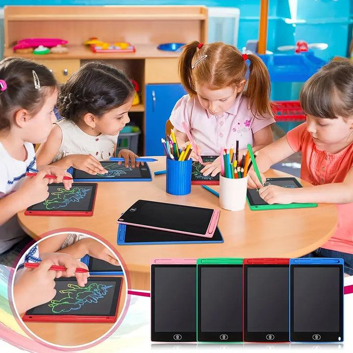 "Magisches Zeichenbrett für Kinder, leuchtend bunt, wiederverwendbar, leicht und tragbar fürs kreative Malen."