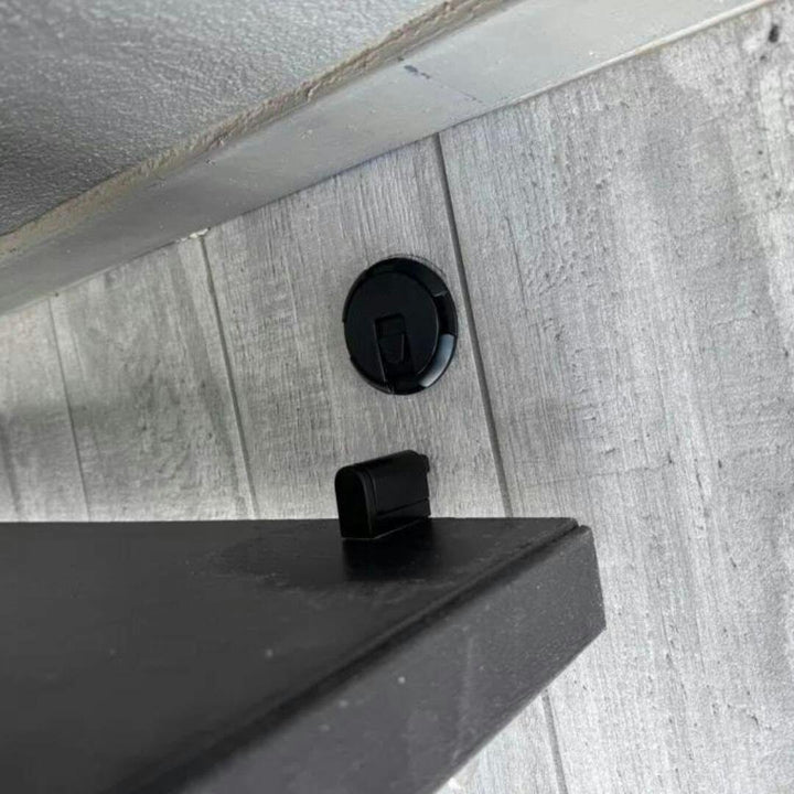 Magnetischer Türstopper ohne Bohren, starke Magnetkraft, elegantes Design, selbstklebend, geeignet für innen/außen.