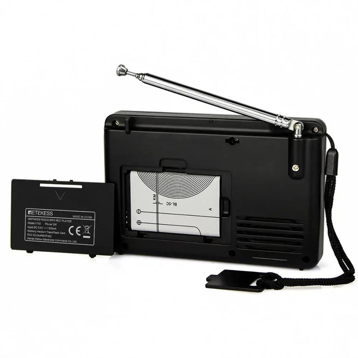 Tragbares Multiband-Radio mit Aufnahmefunktion