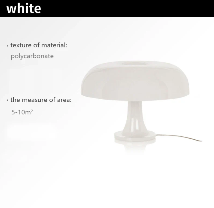 "Minimalistische LED-Pilz-Tischlampe mit modernem Design, warmem Licht; ideal für Schlafzimmer und Wohnzimmer"