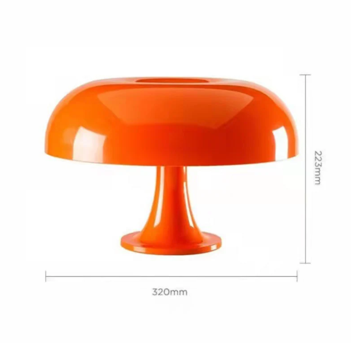 "Minimalistische LED-Pilz-Tischlampe mit modernem Design, warmem Licht; ideal für Schlafzimmer und Wohnzimmer"