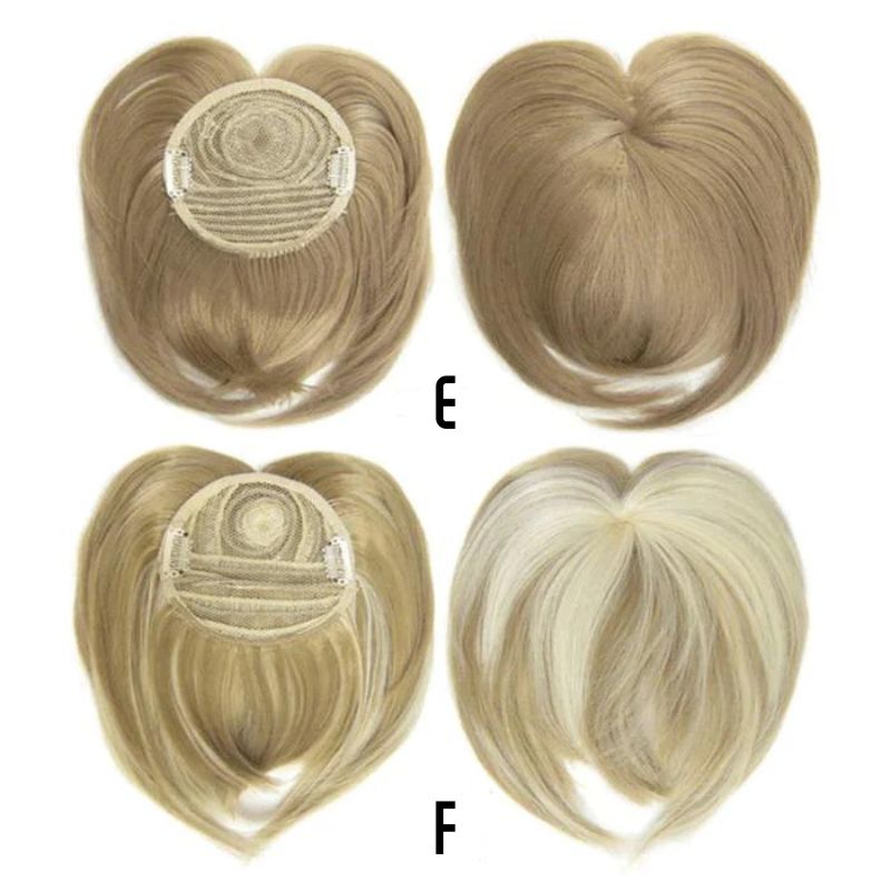 "Natürliche Haarverlängerung, dicht und fließend, für schnelle, stilvolle Frisuren in verschiedenen Farben."