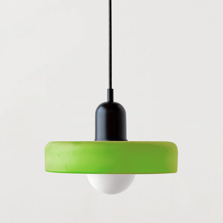 "NordicGlass Deckenlampe, skandinavisches Design, Glas, minimalistische Eleganz, verschiedene Farben, Hängelampe, stilvoll"
