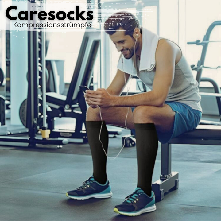 Orthopädische Kompressionsstrümpfe in hautfarbenem Design, fördern Durchblutung und lindern Fußbeschwerden effektiv.