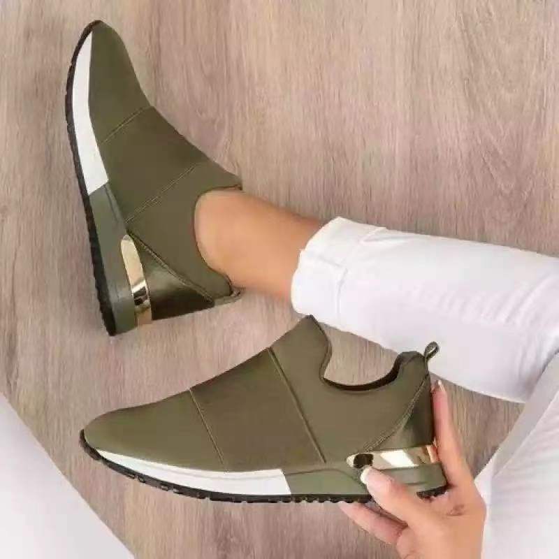 "Orthopädische Mesh-Sportschuhe, atmungsaktiv, ergonomisch, in Beige, Grün, Rot, Schwarz, bietet Komfort und Stil."