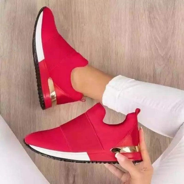 "Orthopädische Mesh-Sportschuhe, atmungsaktiv, ergonomisch, in Beige, Grün, Rot, Schwarz, bietet Komfort und Stil."