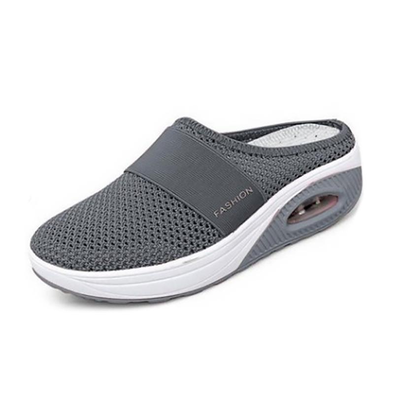 "Orthopädische Slipper mit Luftkissen, komfortables Slip-On-Design, atmungsaktive Materialien, vielseitig und elegant."