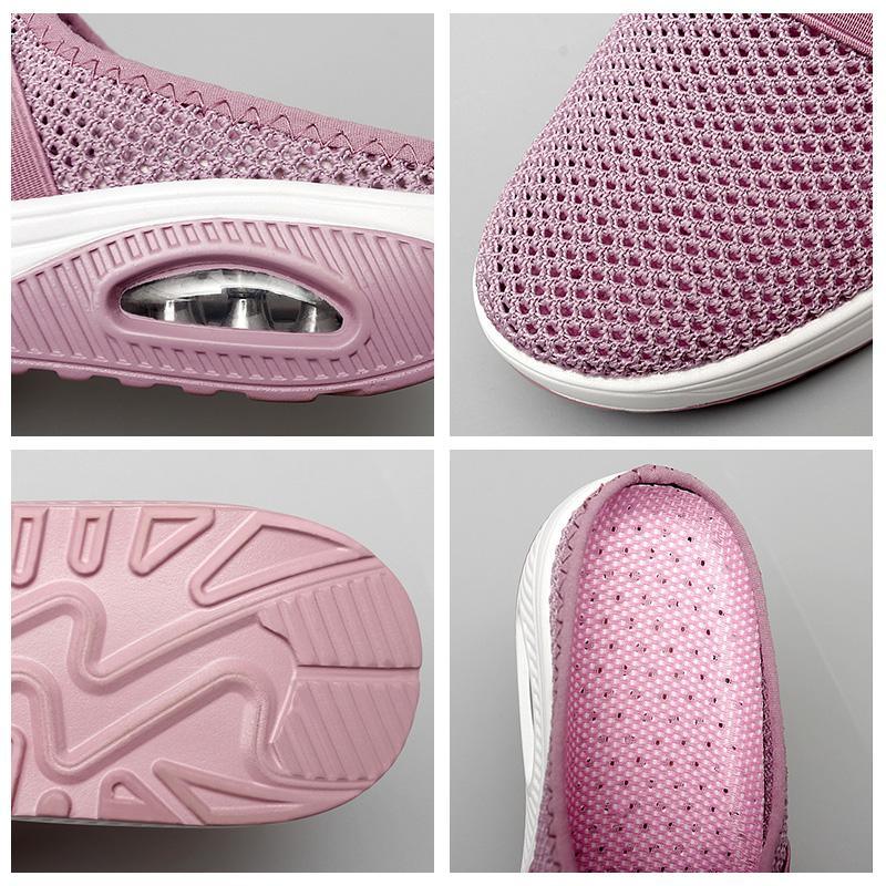 "Orthopädische Slipper mit Luftkissen, komfortables Slip-On-Design, atmungsaktive Materialien, vielseitig und elegant."