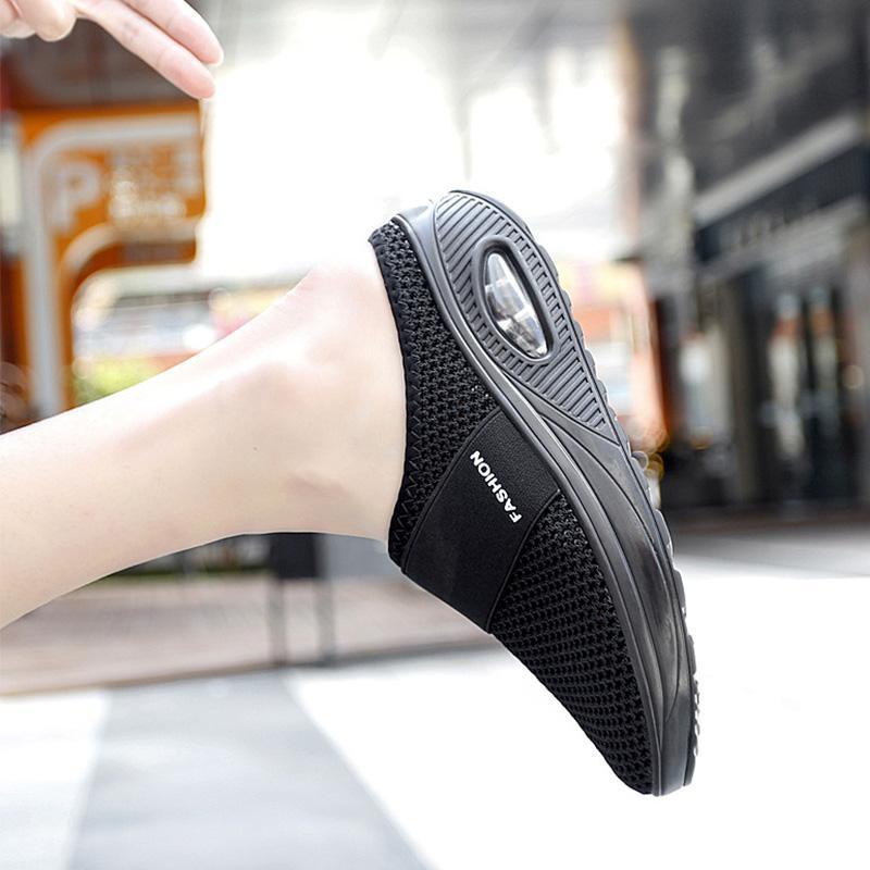 "Orthopädische Slipper mit Luftkissen, komfortables Slip-On-Design, atmungsaktive Materialien, vielseitig und elegant."