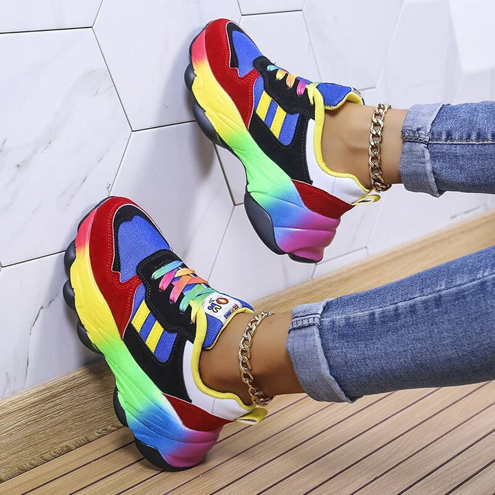 Orthopädische Sneaker in elegantem Design, atmungsaktiv, mit gepolsterten Sohlen, ideal für Komfort und Alltag.