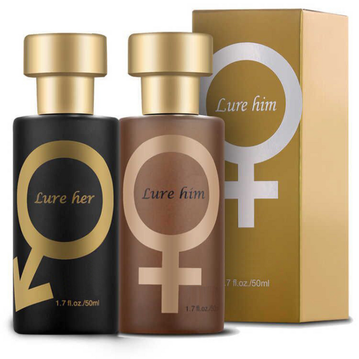 Pheromon Parfümflasche für Männer, klare Glasflasche, stilvolles Design, verstärkt Anziehungskraft und Selbstbewusstsein.