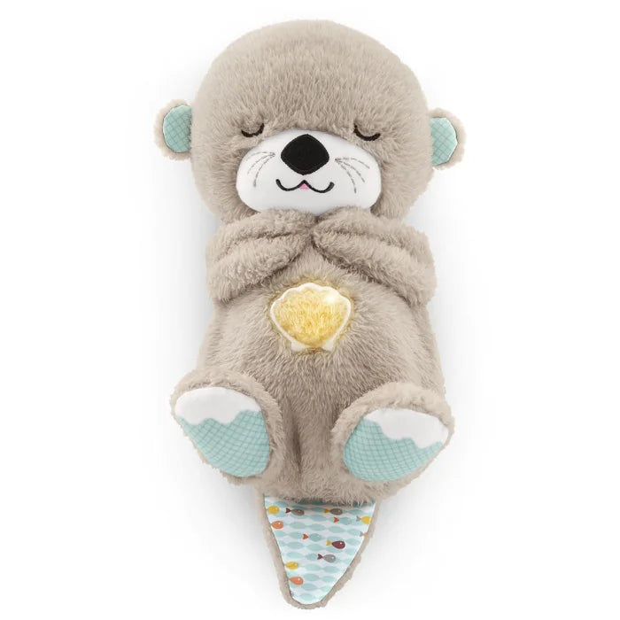 Plüsch-Otter für Kinder, weich, mit Atemsimulation und Melodien für Entspannung, idealer Stressabbau-Begleiter.
