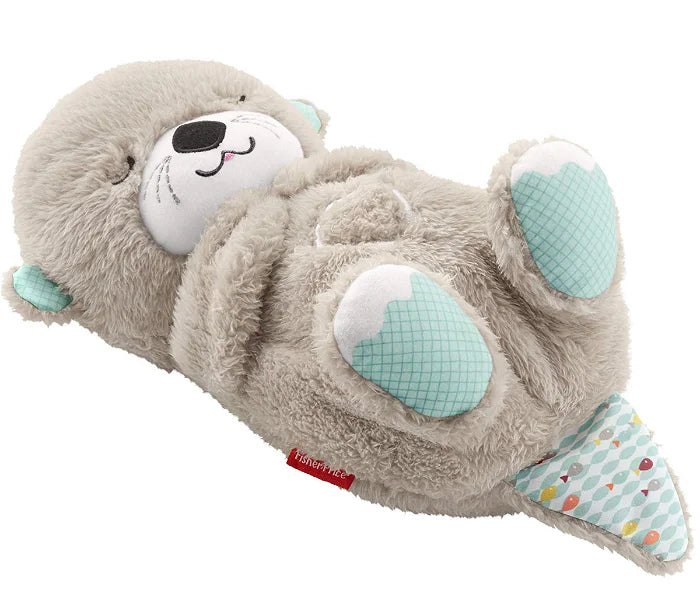Plüsch-Otter für Kinder, weich, mit Atemsimulation und Melodien für Entspannung, idealer Stressabbau-Begleiter.