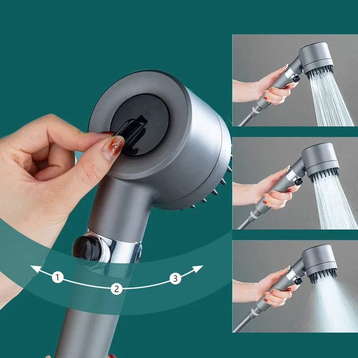 "PowerStream Duschkopf mit Filter, kraftvoller Wasserstrahl, gefiltertes Wasser, Spa-Erlebnis, Wellness für Zuhause"