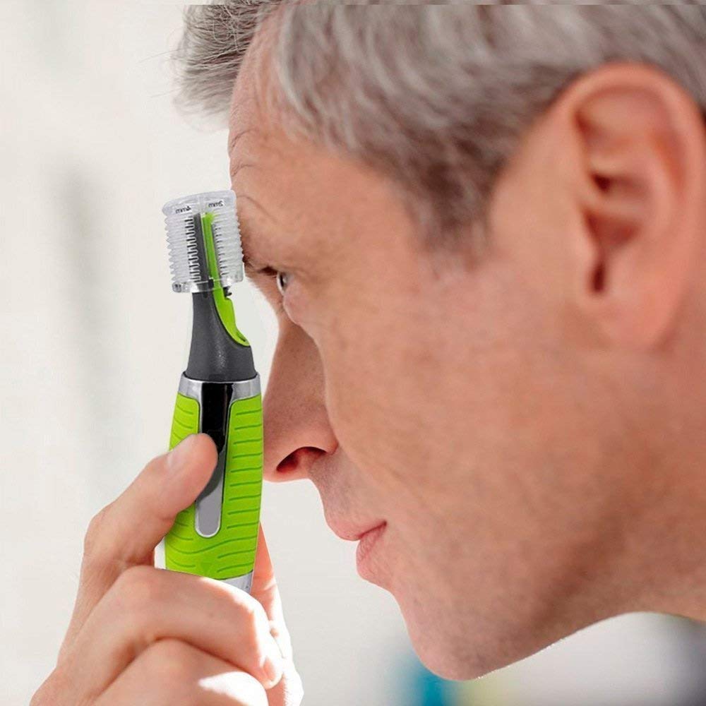 "Präziser Nase- & Ohrtrimmer mit LED-Licht, elegantes Design, effektive Haarentfernung für empfindliche Bereiche"
