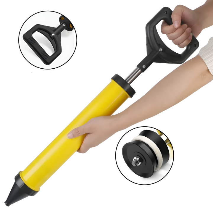 Präzisionssprühgerät mit ergonomischem Griff, leichte Bauweise, gleichmäßige Zementabdeckung; ideal für Heimwerker.