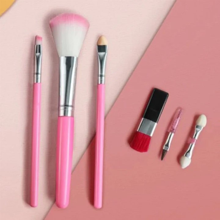 Prinzessinnen Schminkset für Kinder, bunt mit Lippenstift, Lidschatten, Pinsel; fördert kreatives Spielen.