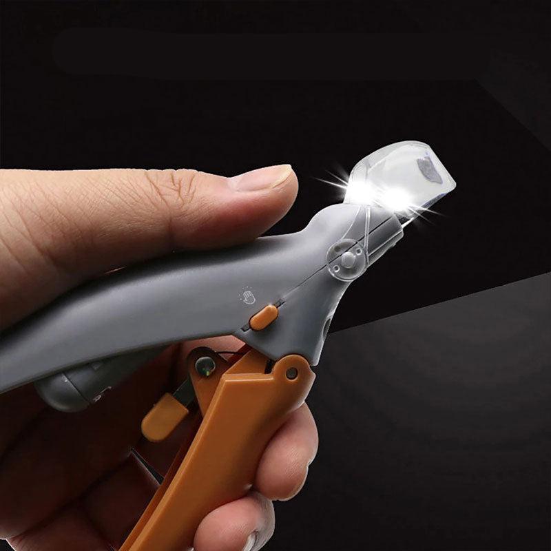 Professioneller Hundekrallenknipser mit Schnellsensor, ergonomischem Griff und robusten Edelstahlklingen für präzises Trimmen