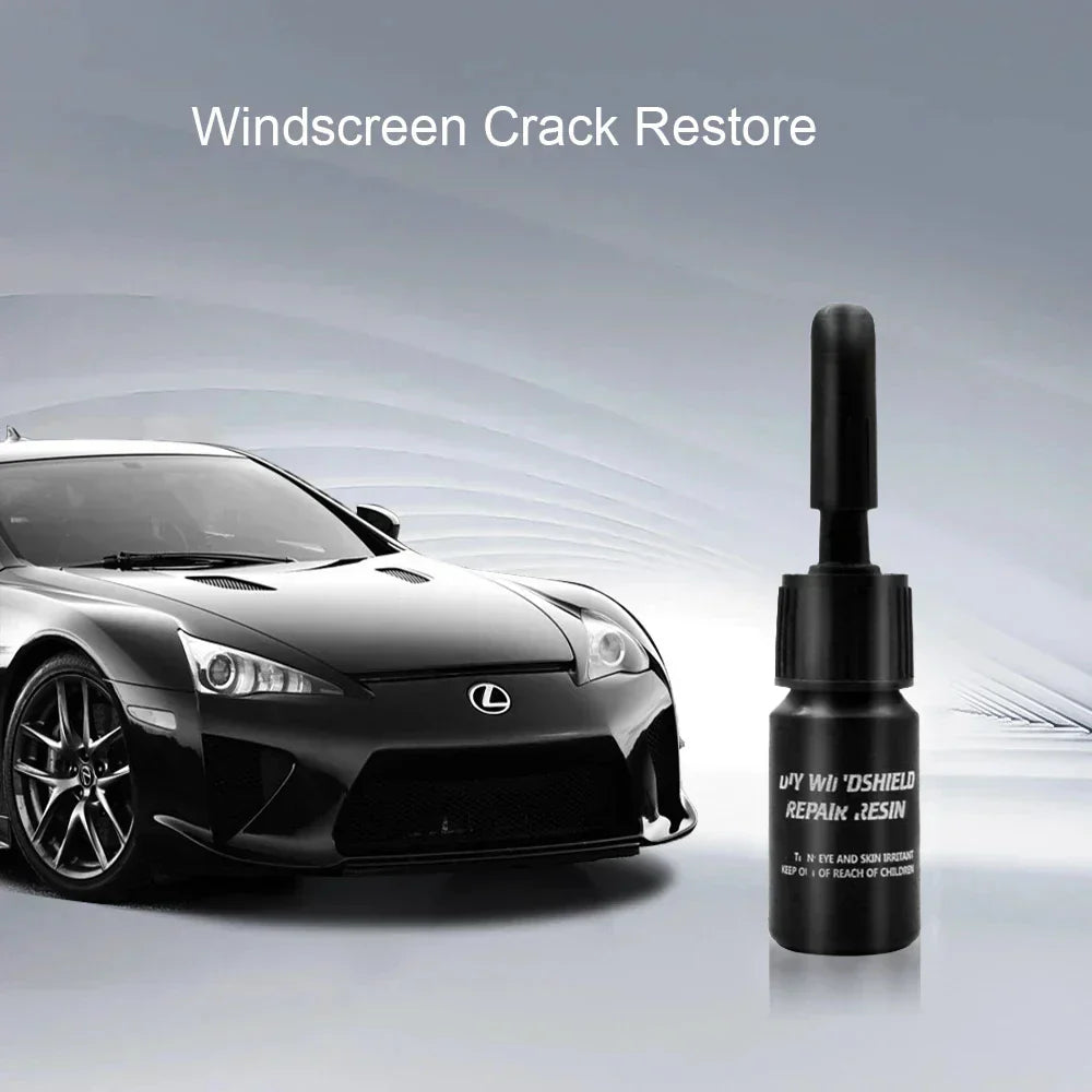"ProGlass Repair™ Kit für schnelle Glasreparatur, komplette Werkzeuglösung für rissige Windschutzscheiben oder Displays."