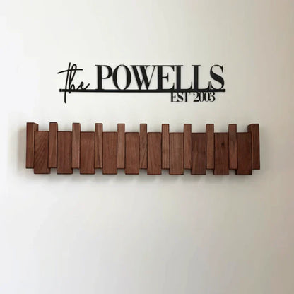 Crochets muraux design en bois