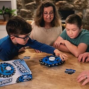 "Rasantes Tapple™ Wortspiel, tragbares Familienspielzeug mit bunten Segmenten und spannendem Timer für schnelles Denken."