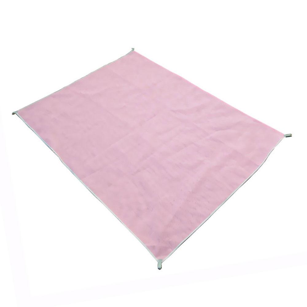 "Rosa sandfreies XXL Strandtuch, 200x200 cm, sandfrei und tragbar, ideal für Strände, Picknicks und Parks."