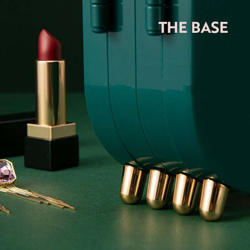 Organisateur de bijoux ovale pliable