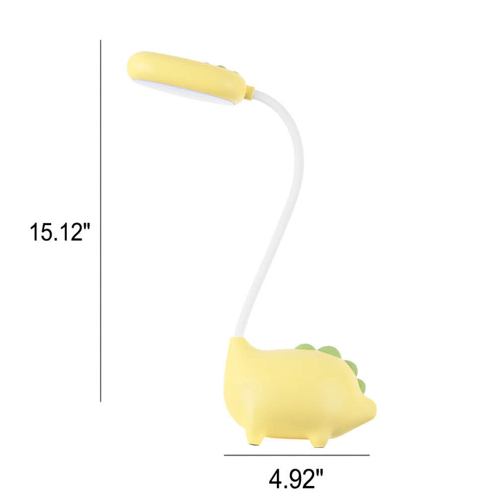 Sandsberg LED-Schreibtischlampe in Dinosaurier-Form, augenfreundlich, wiederaufladbar, ideal für Kinderzimmer.