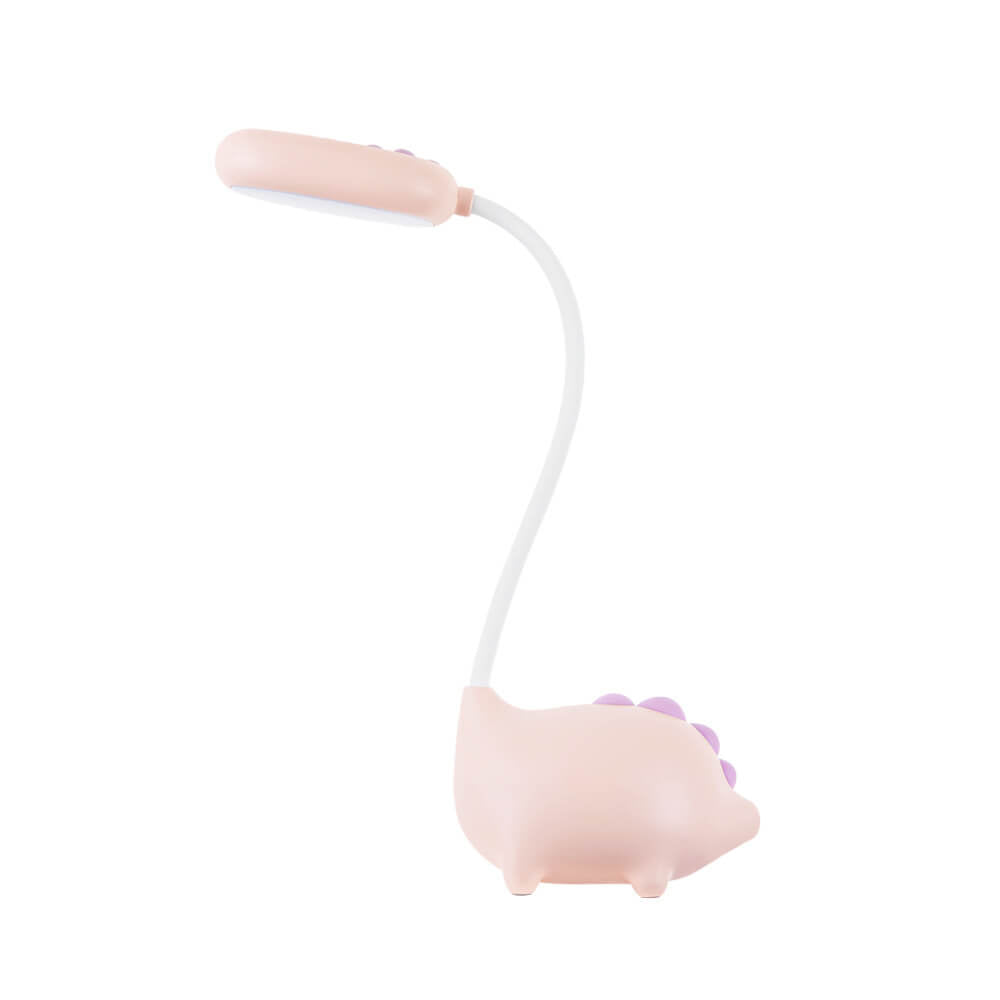 Sandsberg LED-Schreibtischlampe in Dinosaurier-Form, augenfreundlich, wiederaufladbar, ideal für Kinderzimmer.