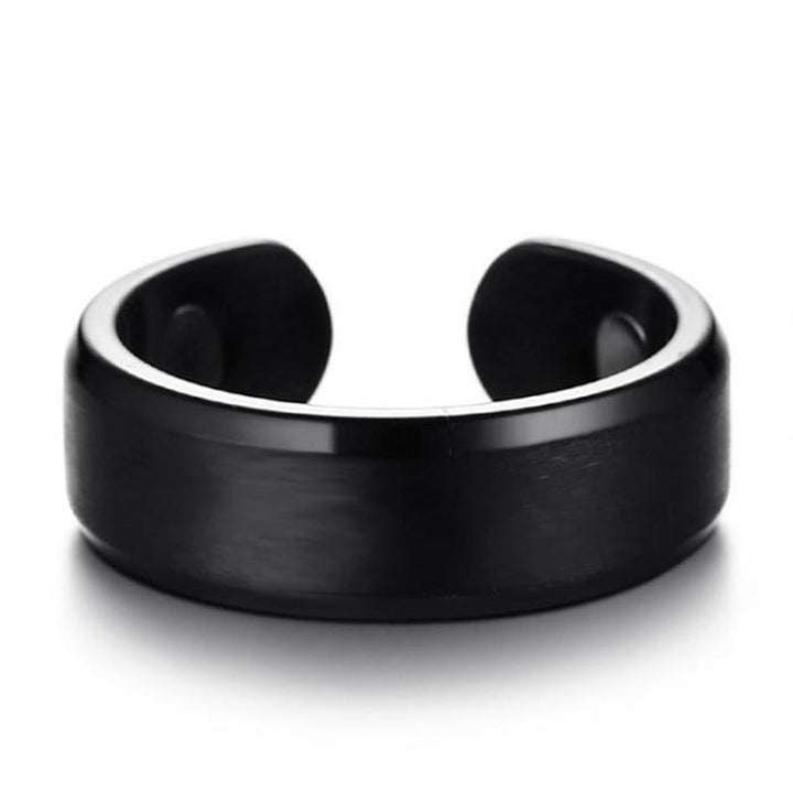 "Schnarch-Ring aus Titanium, elegantes Design in Rose Gold, verbessert die Atmung durch Akupressur, reduziert Schnarchen."