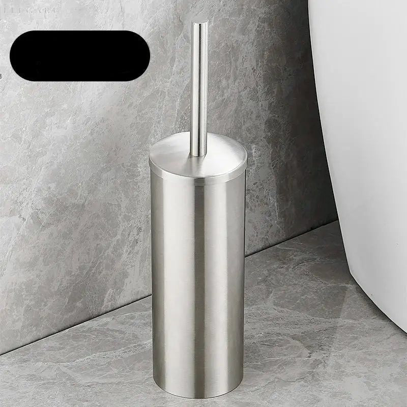 Selbstreinigende Toilettenbürste mit Halterung, flexibler Silikonkopf für hygienische Reinigung schwer erreichbarer Stellen i