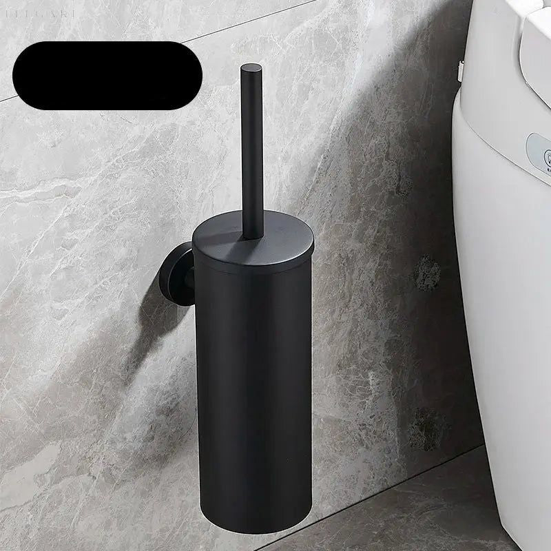 Selbstreinigende Toilettenbürste mit Halterung, flexibler Silikonkopf für hygienische Reinigung schwer erreichbarer Stellen i
