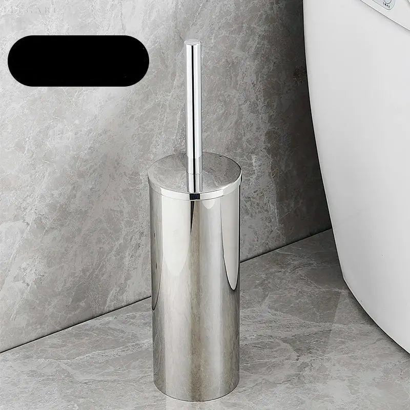 Selbstreinigende Toilettenbürste mit Halterung, flexibler Silikonkopf für hygienische Reinigung schwer erreichbarer Stellen i