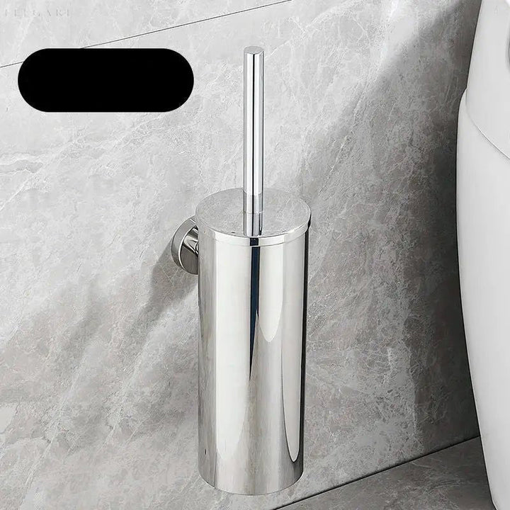 Selbstreinigende Toilettenbürste mit Halterung, flexibler Silikonkopf für hygienische Reinigung schwer erreichbarer Stellen i