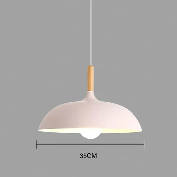 "Skandinavische Deckenleuchte aus Eichenholz, LED, klare Linien, warmes Licht, ideal für modernes Interieur, vielseitig anpas