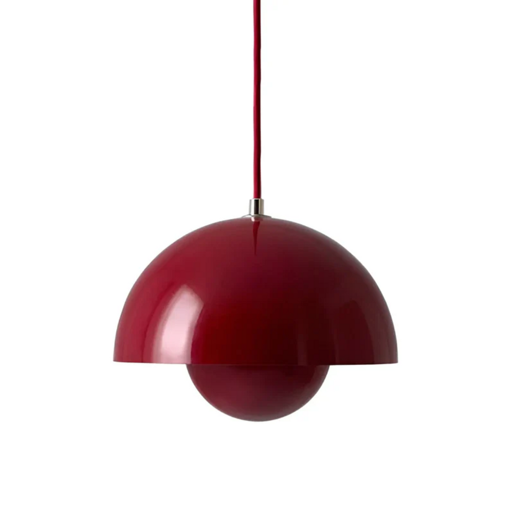 "Skandinavische dimmbare LED-Hängeleuchte in blütenförmigem Design mit warmem Licht und verstellbarem Kabel."