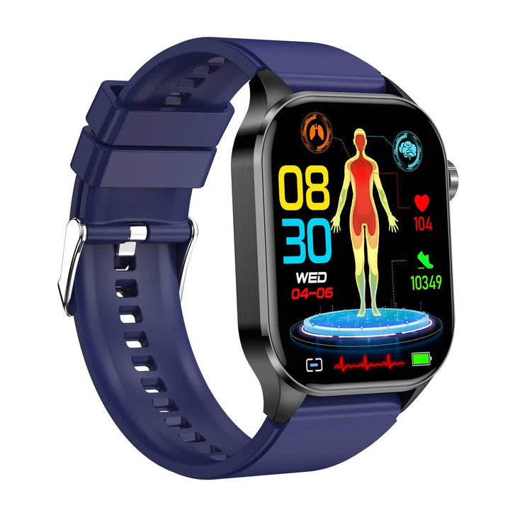 "Smartwatch mit 1,4 Zoll HD-Touchscreen, EKG, Blutdruck, Herzfrequenzmessung, ideal für Gesundheit und Fitness"