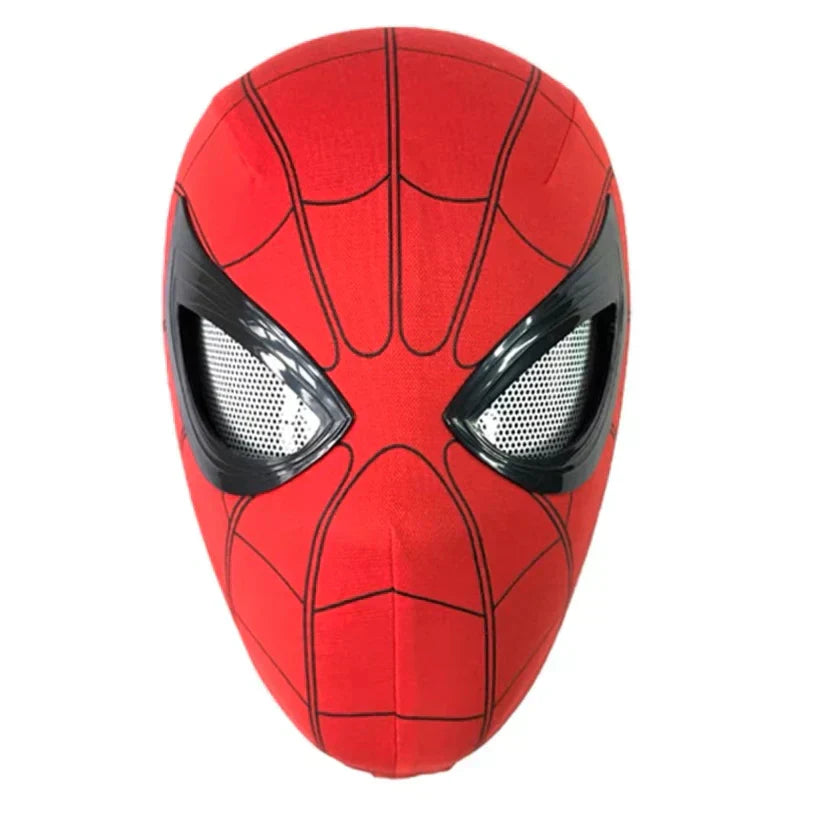 "Spider-Man Maske mit elektrischen, blinzelnden Augen, komfortabel für Kinder, ideales Cosplay-Accessoire"