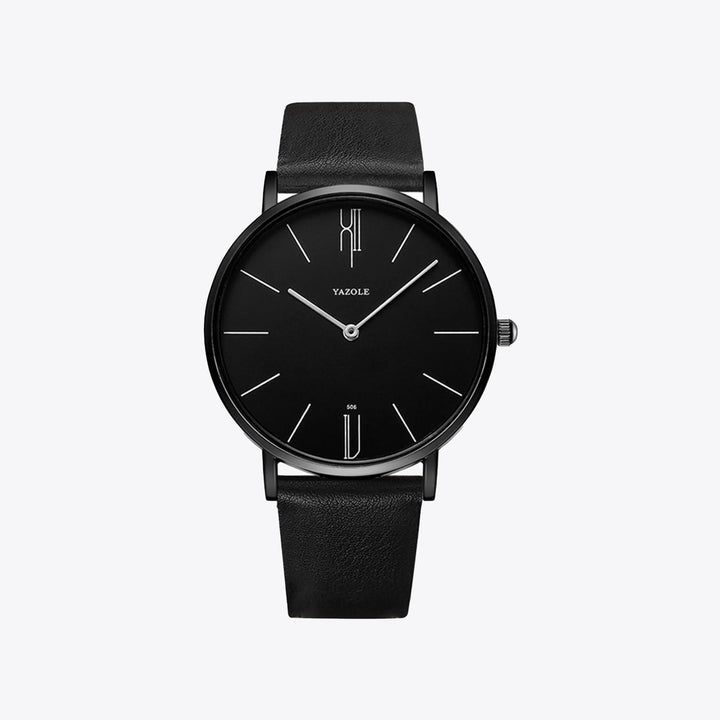 "Stilvolle Herren Armbanduhr mit elegantem Zifferblatt und luxuriösem Lederarmband im zeitlosen Vintage-Design"