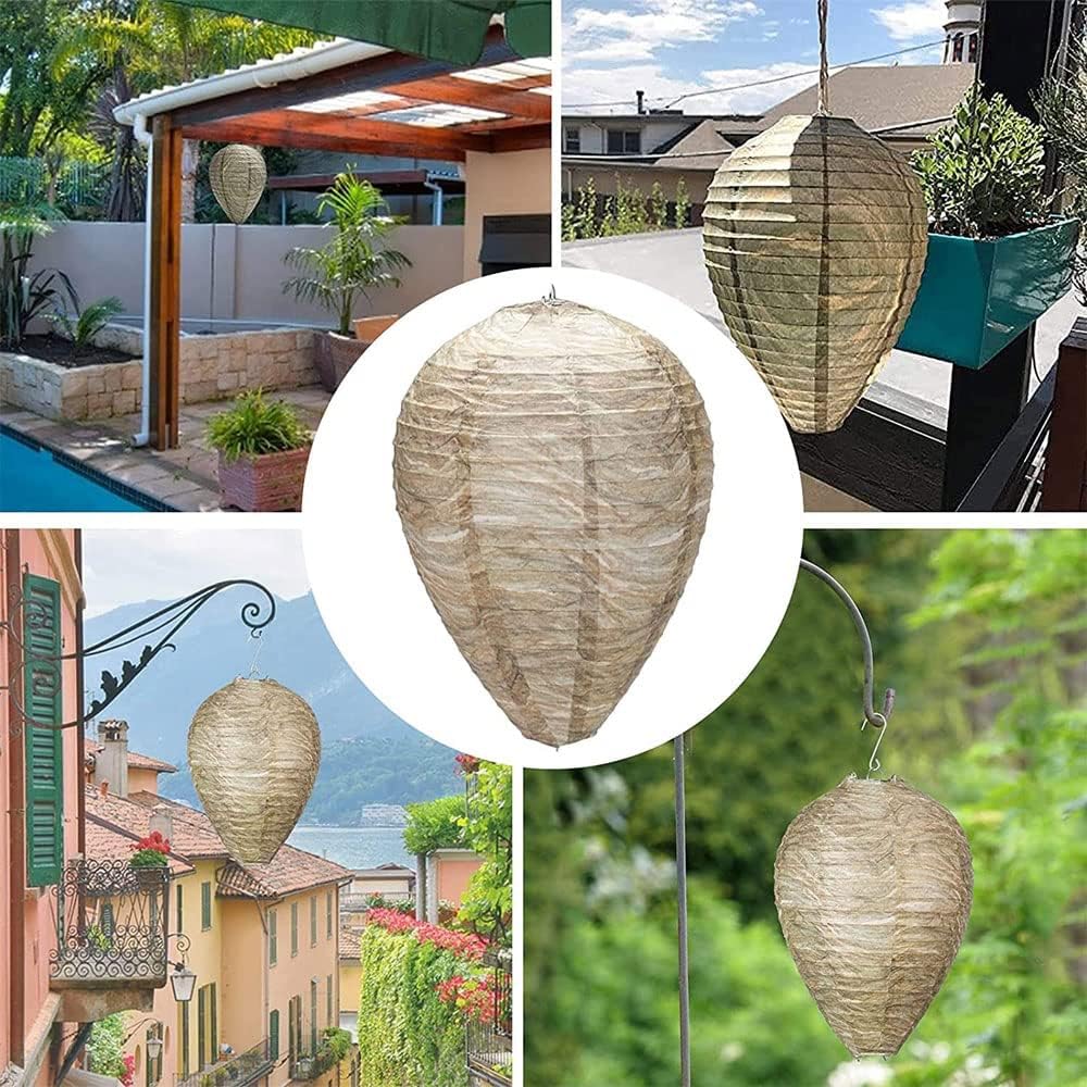 "Stilvolle Wespennest Abwehr Lampe, hängend, für Wespenfreie Umgebung, mit stimmungsvoller Beleuchtung für Garten."