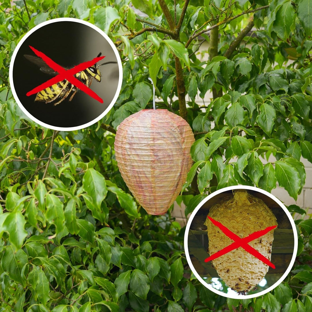 "Stilvolle Wespennest Abwehr Lampe, hängend, für Wespenfreie Umgebung, mit stimmungsvoller Beleuchtung für Garten."